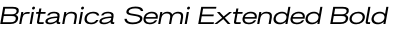 Britanica Semi Extended Bold Italic